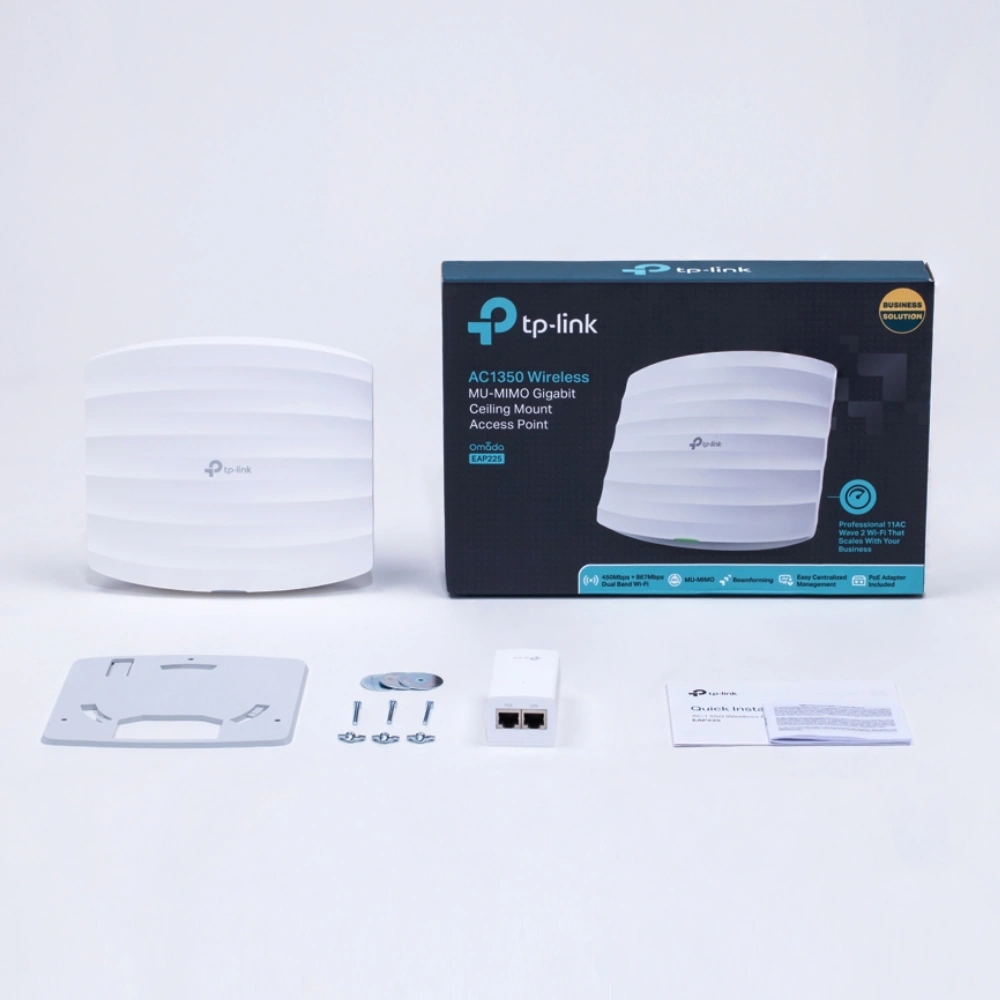 TP-Link AC1350 Wireless MU-MIMO Gigabit Ceiling Mount Access Point (EAP225) view 4